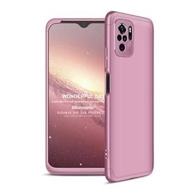 Microsonic Xiaomi Redmi Note 10 Double Dip 360 Protective Rose Gold Cep Telefonu Kılıfı