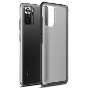 Microsonic Xiaomi Redmi Note 10 Frosted Frame Siyah Kılıf