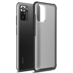 Microsonic Xiaomi Redmi Note 10 Frosted Frame Siyah Kılıf