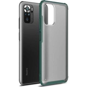 Microsonic Xiaomi Redmi Note 10 Frosted Frame Yeşil Kılıf