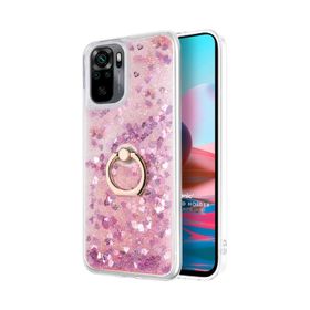 Microsonic Xiaomi Redmi Note 10 Glitter Liquid Holder Cep Telefonu Kılıfı