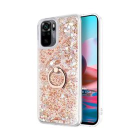 Microsonic Xiaomi Redmi Note 10 Glitter Liquid Holder Cep Telefonu Kılıfı