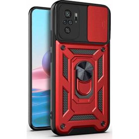 Microsonic Xiaomi Redmi Note 10 Impact Resistant Kırmızı Kılıf