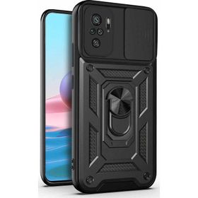 Microsonic Xiaomi Redmi Note 10 Impact Resistant Siyah Kılıf