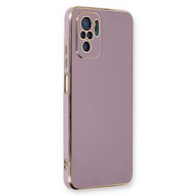Microsonic Xiaomi Redmi Note 10 Olive Plated Lila Kılıf