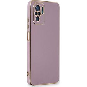 Microsonic Xiaomi Redmi Note 10 Olive Plated Lila Kılıf