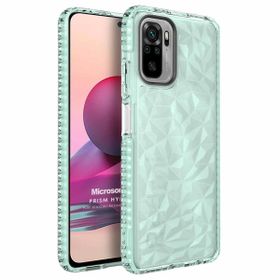 Microsonic Xiaomi Redmi Note 10 Prism Hybrid Yeşil Kılıf