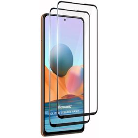 Microsonic Xiaomi Redmi Note 10 Pro Crystal Seramik Nano 2 Adet Siyah Ekran Koruyucu