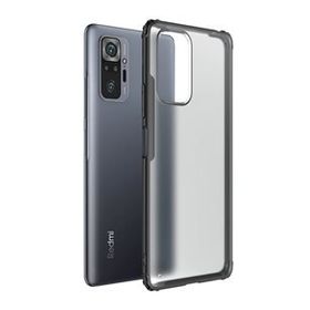 Microsonic Xiaomi Redmi Note 10 Pro Frosted Frame Siyah Kılıf