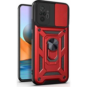 Microsonic Xiaomi Redmi Note 10 Pro Impact Resistant Kırmızı Cep Telefonu Kılıfı
