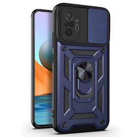 Microsonic Xiaomi Redmi Note 10 Pro Impact Resistant Lacivert Cep Telefonu Kılıfı