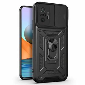 Microsonic Xiaomi Redmi Note 10 Pro Impact Resistant Siyah Telefon Kılıfı