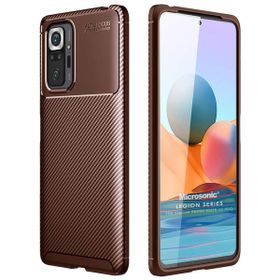 Microsonic Xiaomi Redmi Note 10 Pro Legion Series Kahverengi Cep Telefonu Kılıfı