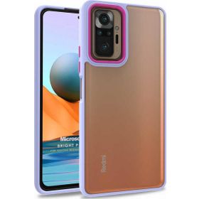 Microsonic Xiaomi Redmi Note 10 Pro Max Bright Planet Lila Cep Telefonu Kılıfı