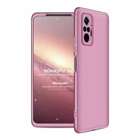Microsonic Xiaomi Redmi Note 10 Pro Max Double Dip 360 Protective Rose Gold Cep Telefonu Kılıfı