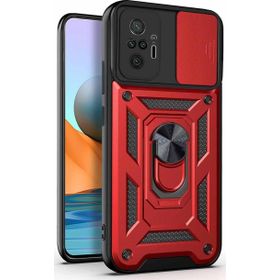 Microsonic Xiaomi Redmi Note 10 Pro Max Impact Resistant Kırmızı Cep Telefonu Kılıfı