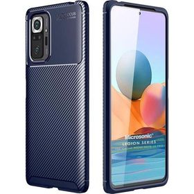 Microsonic Xiaomi Redmi Note 10 Pro Max Legion Series Lacivert Cep Telefonu Kılıfı