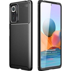 Microsonic Xiaomi Redmi Note 10 Pro Max Legion Series Siyah Kılıf
