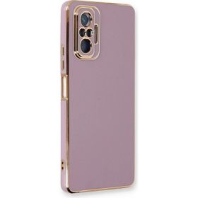 Microsonic Xiaomi Redmi Note 10 Pro Max Olive Plated Lila Kılıf