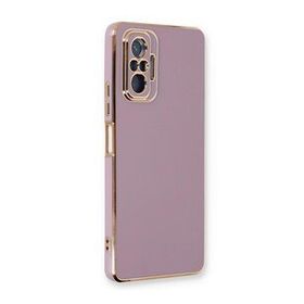 Microsonic Xiaomi Redmi Note 10 Pro Max Olive Plated Lila Kılıf