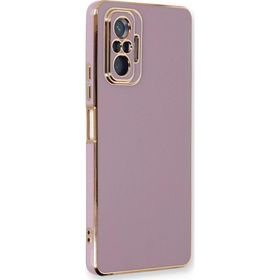Microsonic Xiaomi Redmi Note 10 Pro Max Olive Plated Lila Kılıf