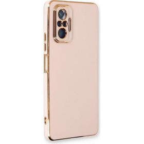 Microsonic Xiaomi Redmi Note 10 Pro Max Olive Plated Pembe Kılıf