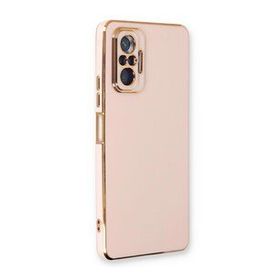 Microsonic Xiaomi Redmi Note 10 Pro Max Olive Plated Pembe Kılıf
