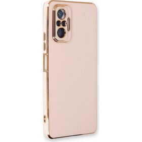 Microsonic Xiaomi Redmi Note 10 Pro Max Olive Plated Pembe Kılıf