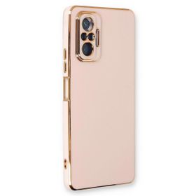 Microsonic Xiaomi Redmi Note 10 Pro Max Olive Plated Pembe Kılıf
