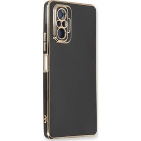 Microsonic Xiaomi Redmi Note 10 Pro Max Olive Plated Siyah Kılıf