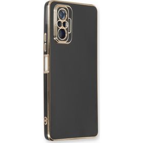 Microsonic Xiaomi Redmi Note 10 Pro Max Olive Plated Siyah Kılıf