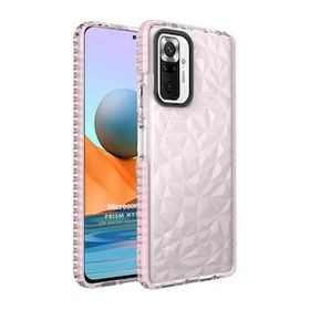Microsonic Xiaomi Redmi Note 10 Pro Max Prism Hybrid Pembe Cep Telefonu Kılıfı