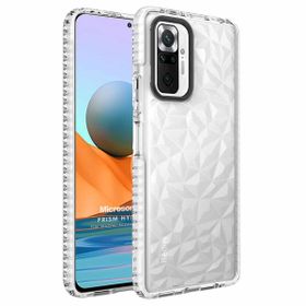 Microsonic Xiaomi Redmi Note 10 Pro Max Prism Hybrid Şeffaf Cep Telefonu Kılıfı