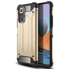 Microsonic Xiaomi Redmi Note 10 Pro Max Rugged Armor Gold Cep Telefonu Kılıfı