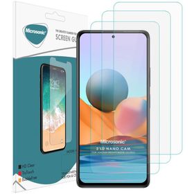 Microsonic Xiaomi Redmi Note 10 Pro Max Screen Protector Nano Glass 3 Adet Cam Ekran Koruyucu