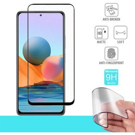 Microsonic Xiaomi Redmi Note 10 Pro Max Seramik Matte Flexible Siyah Ekran Koruyucu