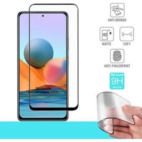Microsonic Xiaomi Redmi Note 10 Pro Max Seramik Matte Flexible Siyah Ekran Koruyucu