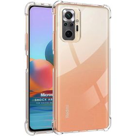 Microsonic Xiaomi Redmi Note 10 Pro Max Shock Absorbing Şeffaf Cep Telefonu Kılıfı