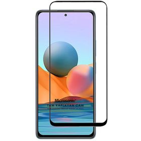Microsonic Xiaomi Redmi Note 10 Pro Max Tam Kaplayan Temperli Siyah Cam Ekran Koruyucu