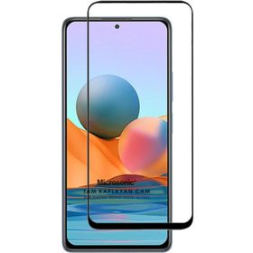 Microsonic Xiaomi Redmi Note 10 Pro Max Tam Kaplayan Temperli Siyah Cam Ekran Koruyucu