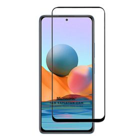 Microsonic Xiaomi Redmi Note 10 Pro Max Tam Kaplayan Temperli Siyah Cam Ekran Koruyucu