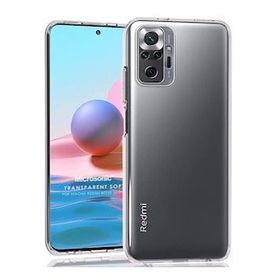 Microsonic Xiaomi Redmi Note 10 Pro Max Transparent Soft Beyaz Cep Telefonu Kılıfı
