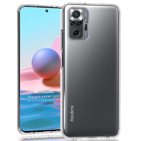Microsonic Xiaomi Redmi Note 10 Pro Max Transparent Soft Beyaz Cep Telefonu Kılıfı
