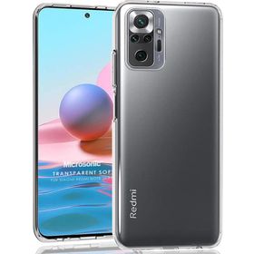 Microsonic Xiaomi Redmi Note 10 Pro Max Transparent Soft Beyaz Cep Telefonu Kılıfı