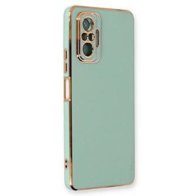 Microsonic Xiaomi Redmi Note 10 Pro Olive Plated Yeşil Kılıf