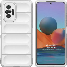 Microsonic Xiaomi Redmi Note 10 Pro Oslo Prime Beyaz Cep Telefonu Kılıfı