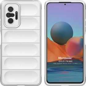 Microsonic Xiaomi Redmi Note 10 Pro Oslo Prime Beyaz Cep Telefonu Kılıfı
