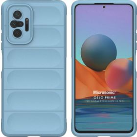 Microsonic Xiaomi Redmi Note 10 Pro Oslo Prime Mavi Cep Telefonu Kılıfı