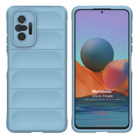 Microsonic Xiaomi Redmi Note 10 Pro Oslo Prime Mavi Cep Telefonu Kılıfı