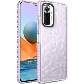 Microsonic Xiaomi Redmi Note 10 Pro Prism Hybrid Mor Cep Telefonu Kılıfı